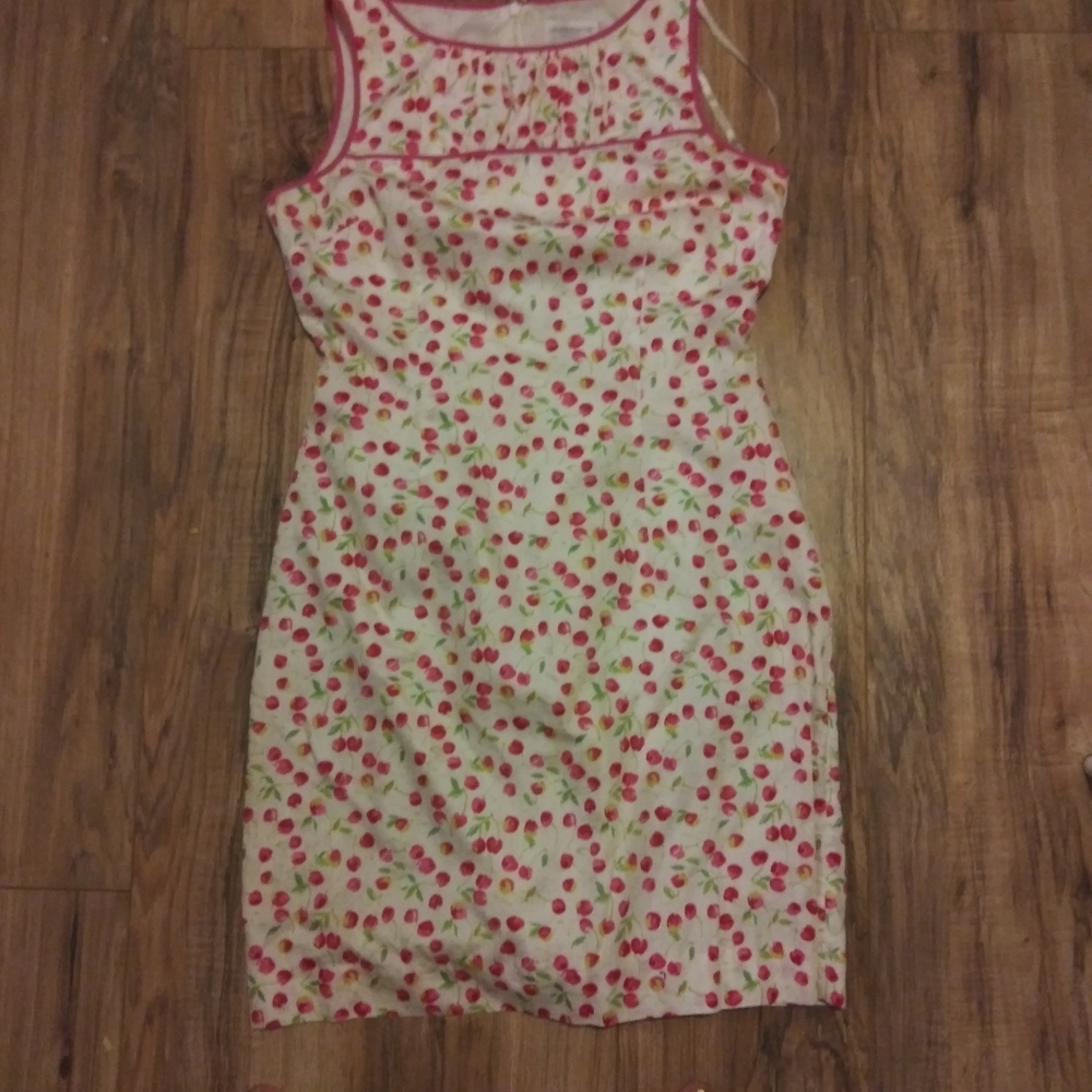 Vintage Liz Claiborne Floral Midi Lined Wide Straps - Picture 4 of 11